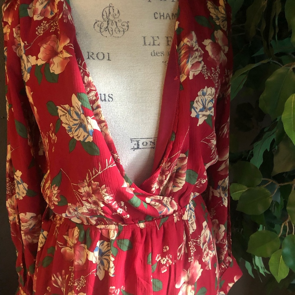 New floral Jumpsuit long sleeve